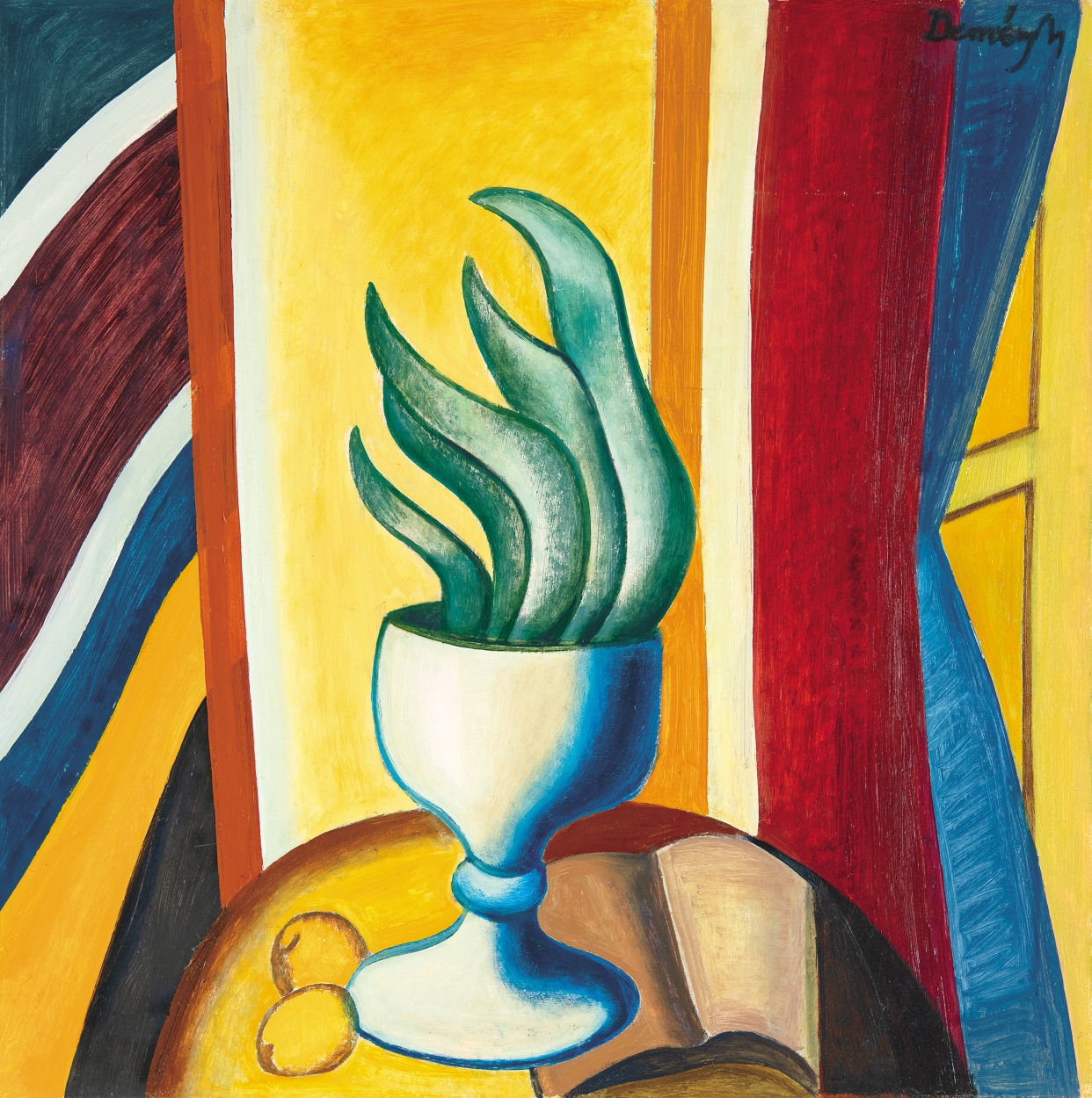 Demény Miklós 1939-2010 Still-life with Cup and Lemon, 1990