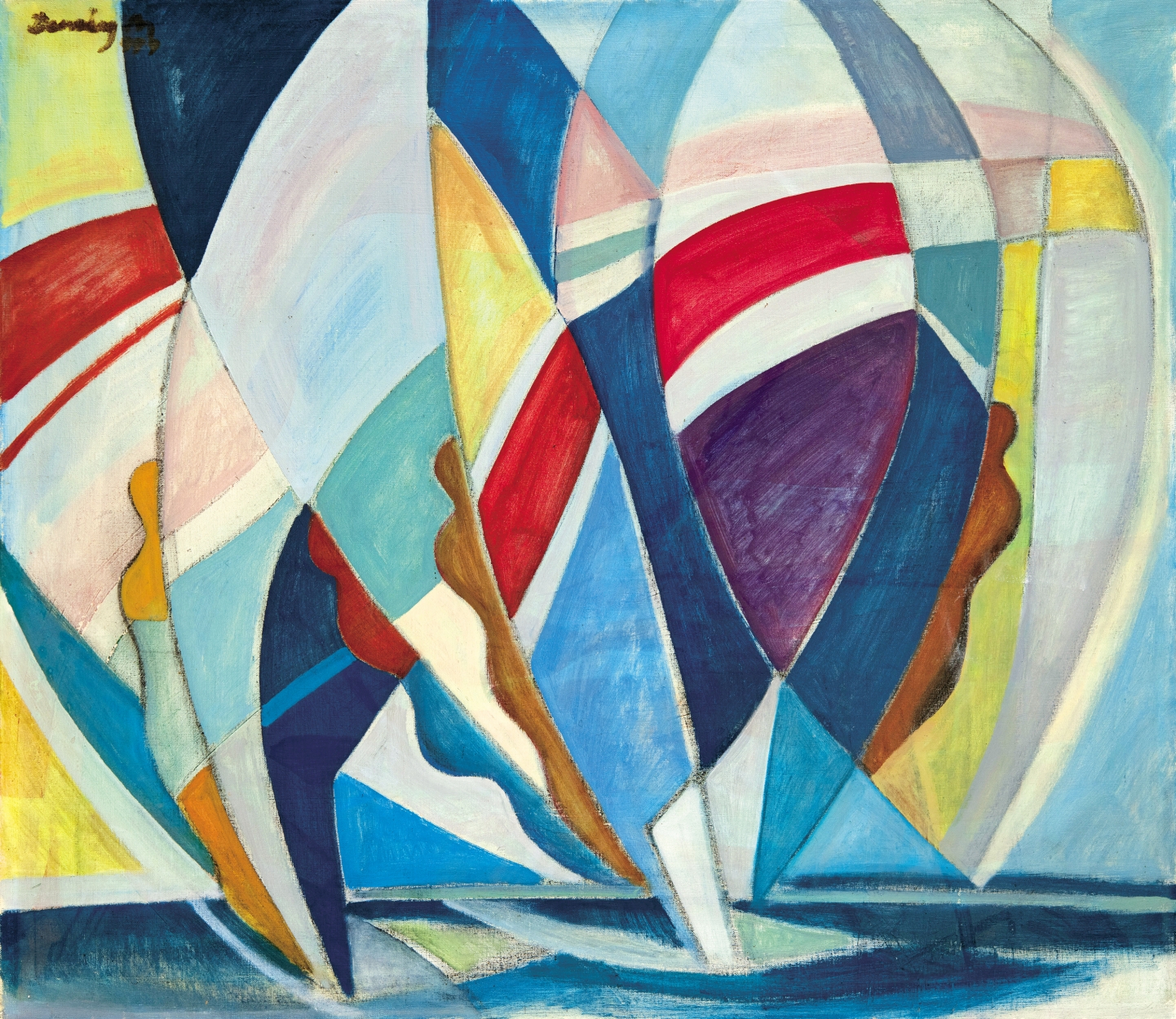 Demény Miklós 1939-2010 Sailboat, 1999