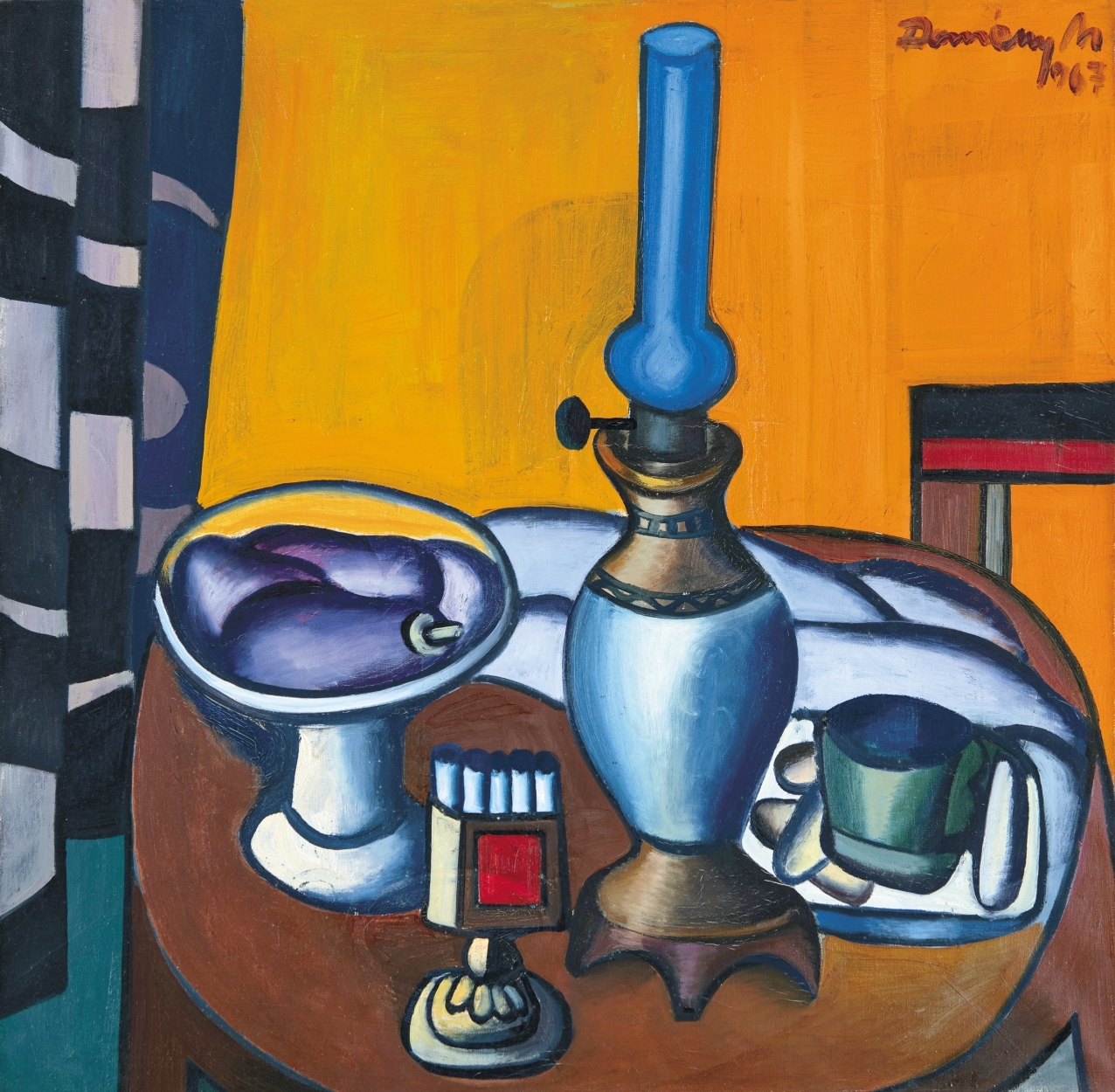 Demény Miklós 1939-2010 Still-life with Old Lamp, 1967