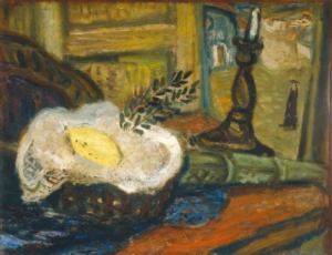 Ámos Imre (1907-1944) Still-life with Cadlestick, 1934