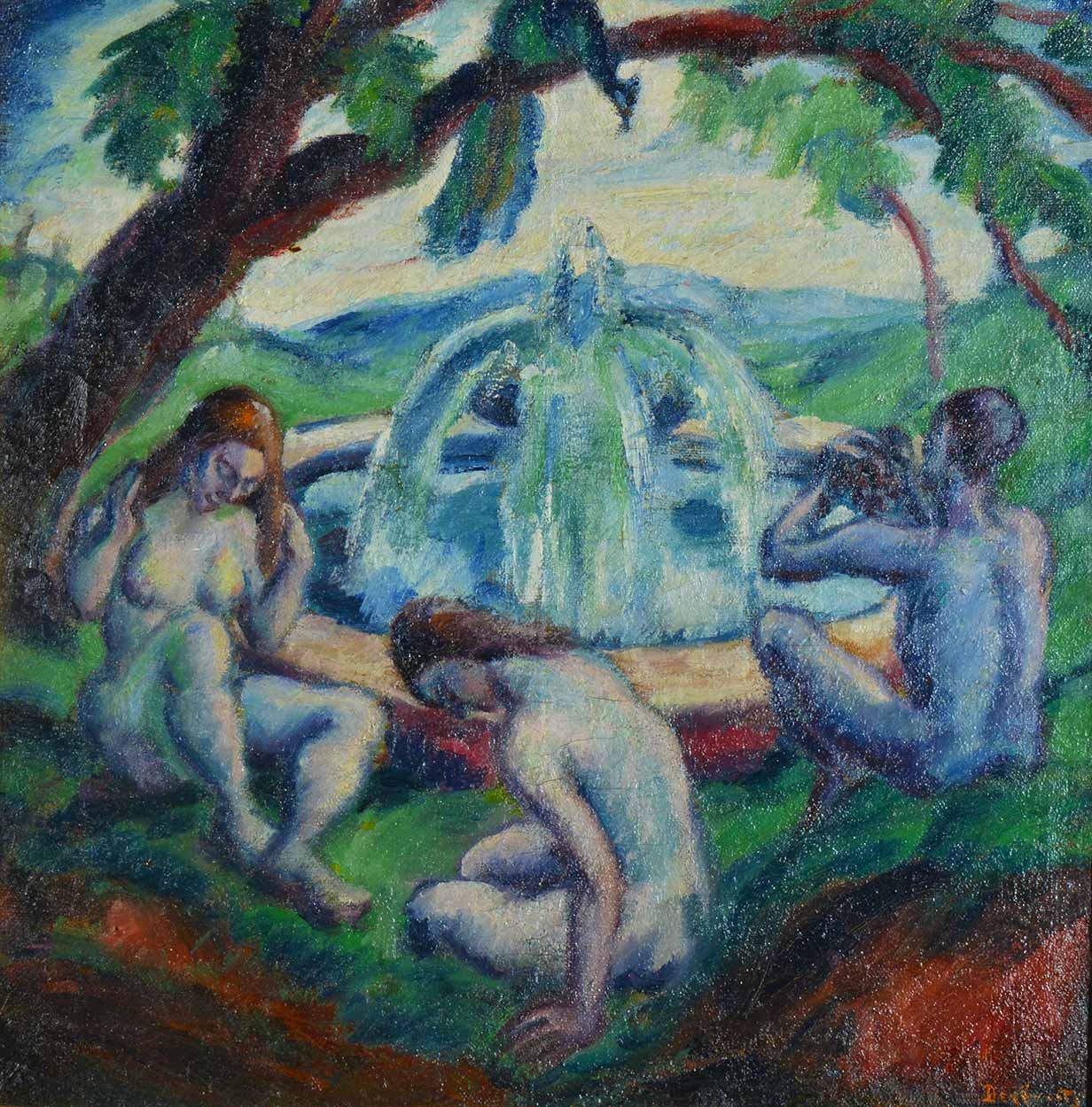  Derkovits Gyula: Forrás, 1920